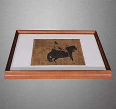 定西市书画装裱配框服务案例